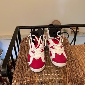 Air Jordan 6 red white &black